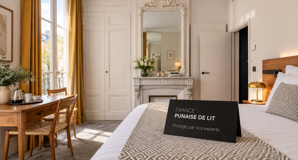 Chambre de location meublée dans un appartement ancien